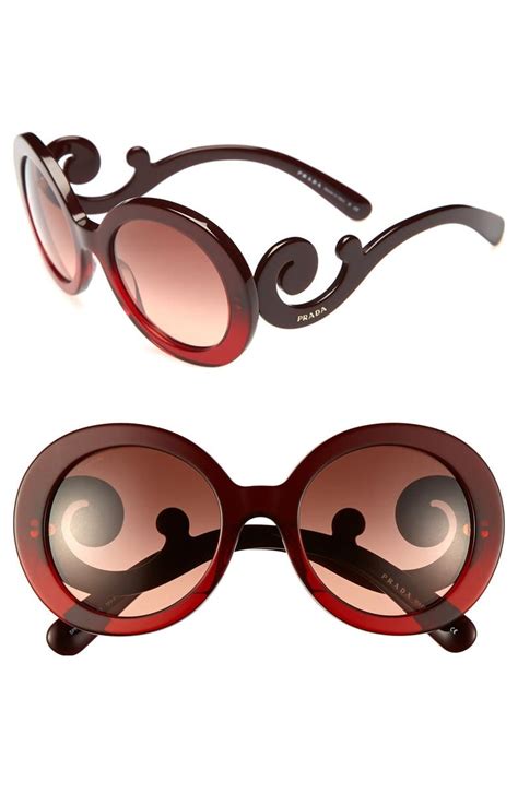 prada baroque sunglasses round|Prada baroque sunglasses Sunglass Hut.